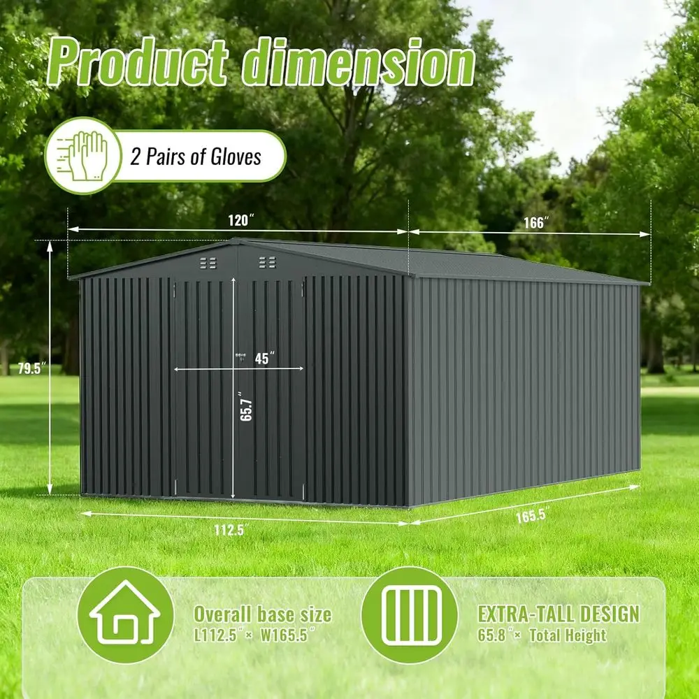Durable Metal Outdoor Storage  - Garden Tools 评论和价格