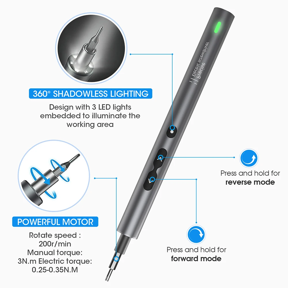 62/6 in 1 Precision Electric S - Electric Screwdriver Rechargeable Usb 评论和价格