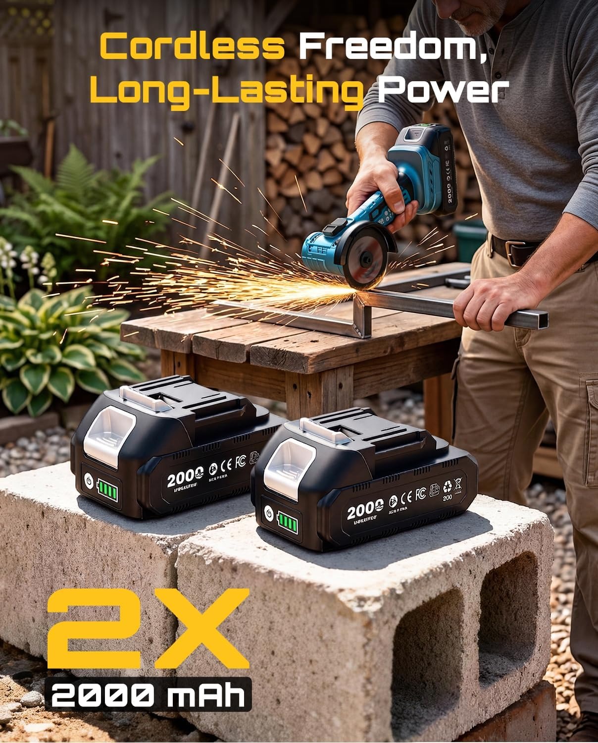 SEESII Cordless Mini Angle Gri - Brushless Angle Grinder Battery Powered 评论和价格