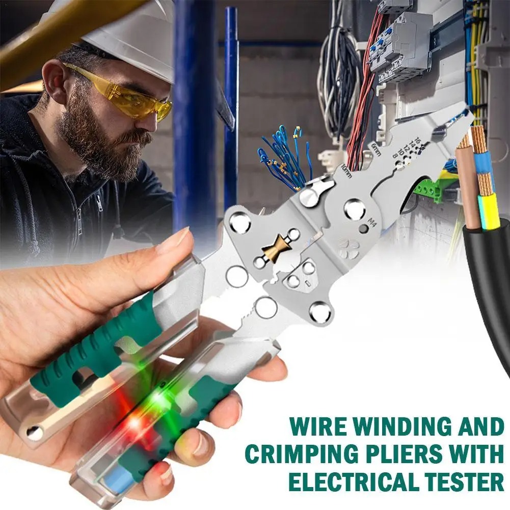 Foldalbe Wire Stripping Pliers - Automatic Wire Stripper Cutter 评论和价格