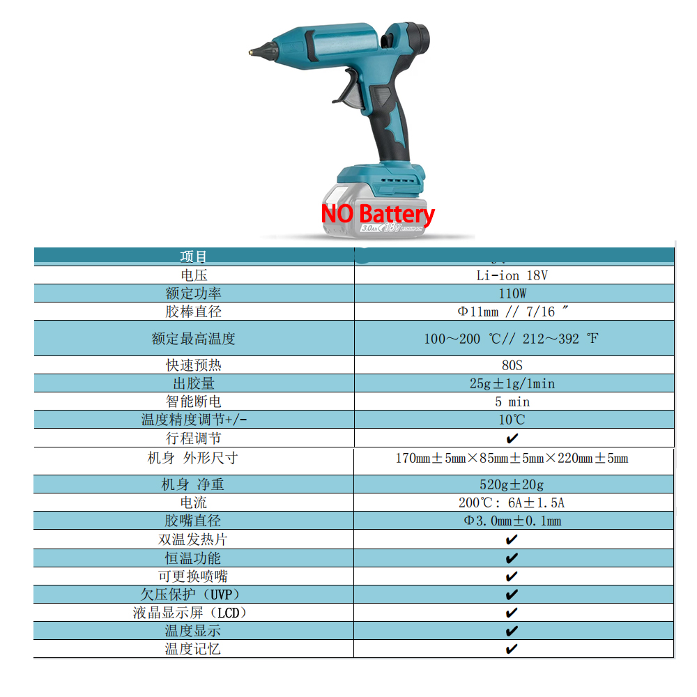 VILASTING Electric Hot Melt Gl - Hot Melt Glue Gun Cordless 评论和价格