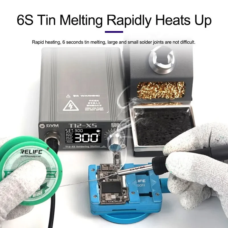 GVM T12-XS Smart LED Digital D - Digital Soldering Station T12 评论和价格