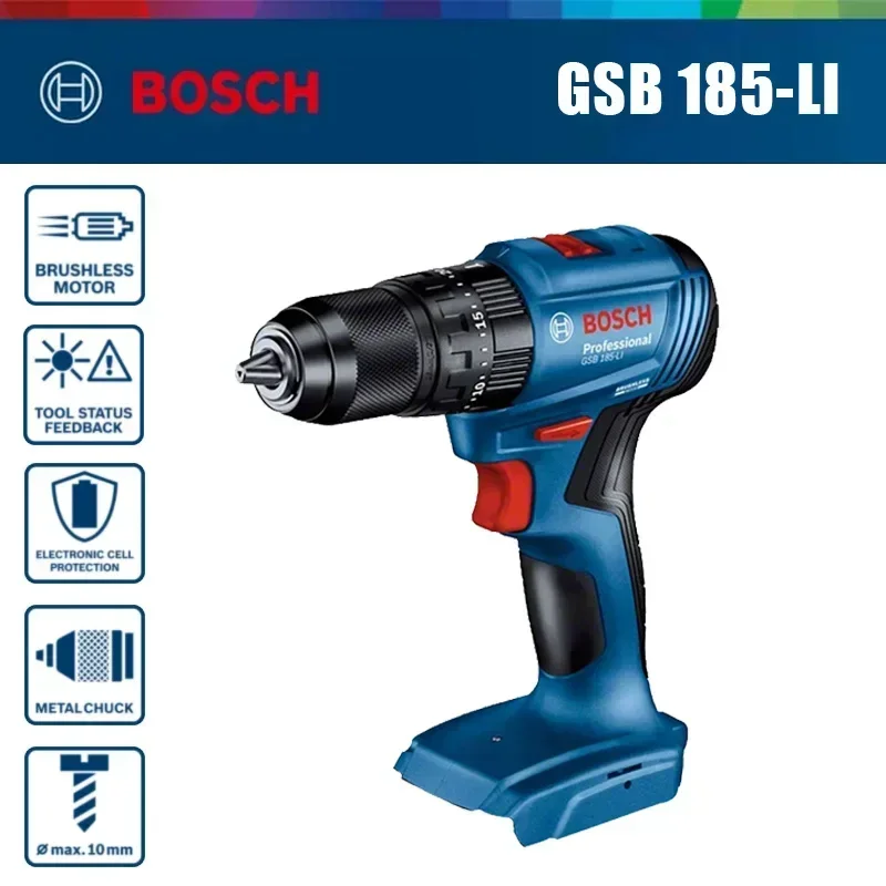 Bosch GSB 185-LI 18V Brushless - Brushless Cordless Electric Drill 18V 评论和价格